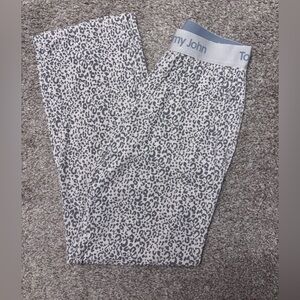 Tommy John Second Skin Pajama Pants Leopard Print Small